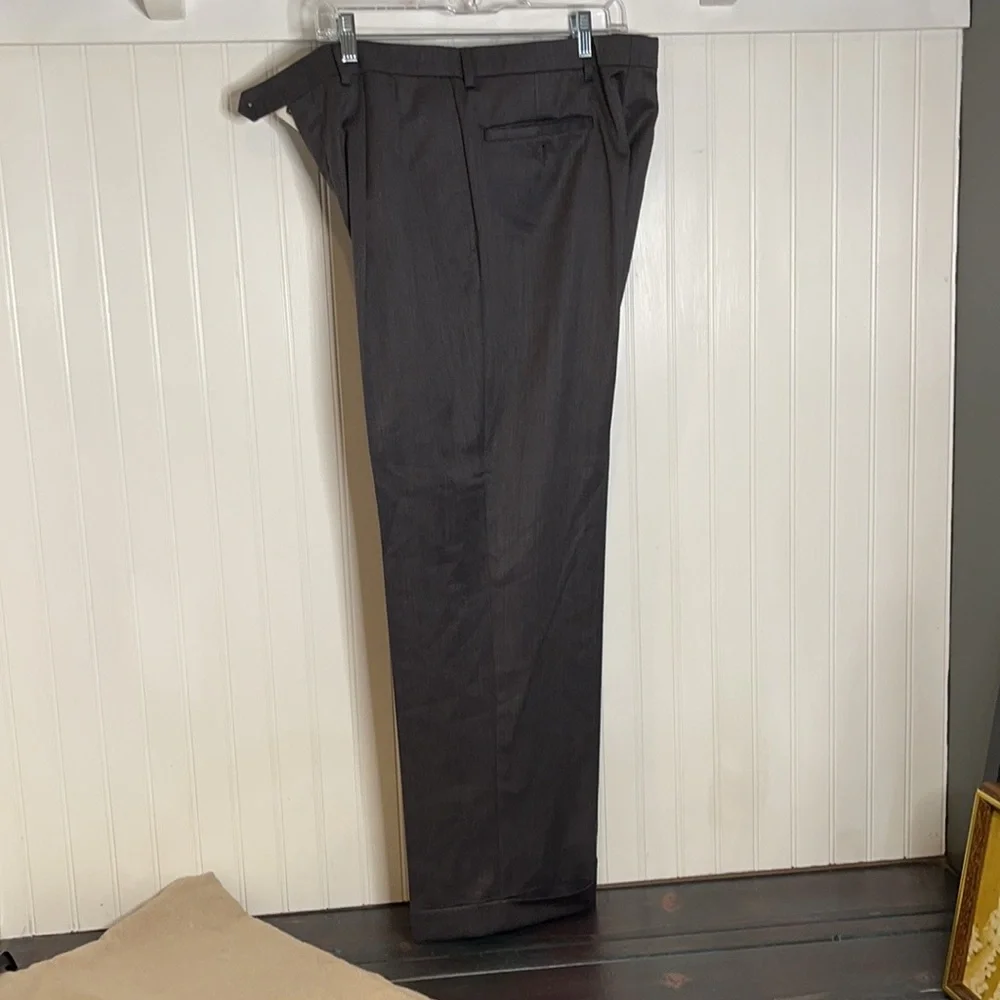 Vintage Chaps‎ Comfort Stretch trousers dress pants sz 33 x 30 100% wool